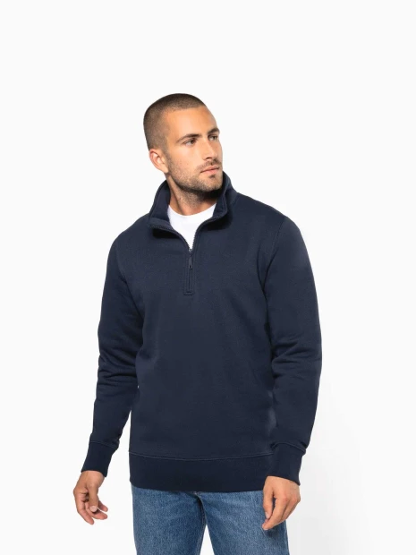 Sweat-shirts à personnaliser KARIBAN Sweat-shirt col zippé homme 