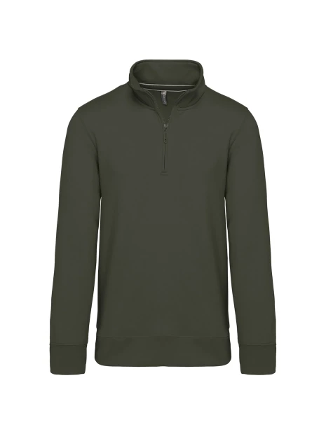 KARIBAN Sweat-shirt col zippé homme /api/colors/7d4189a1-61a3-430b-83e5-a3a6fe159806 personnalisable