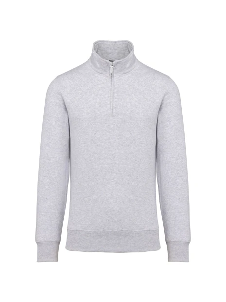 KARIBAN Sweat-shirt col zippé homme /api/colors/4a891c91-7426-40ec-9f86-8674f2899954 personnalisable