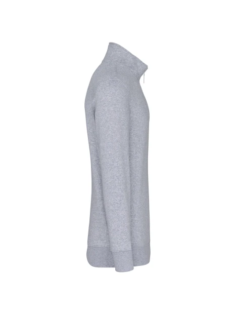 KARIBAN Sweat-shirt col zippé homme /api/colors/a37ac46b-201c-43db-9085-8f3a99c04b1c personnalisable