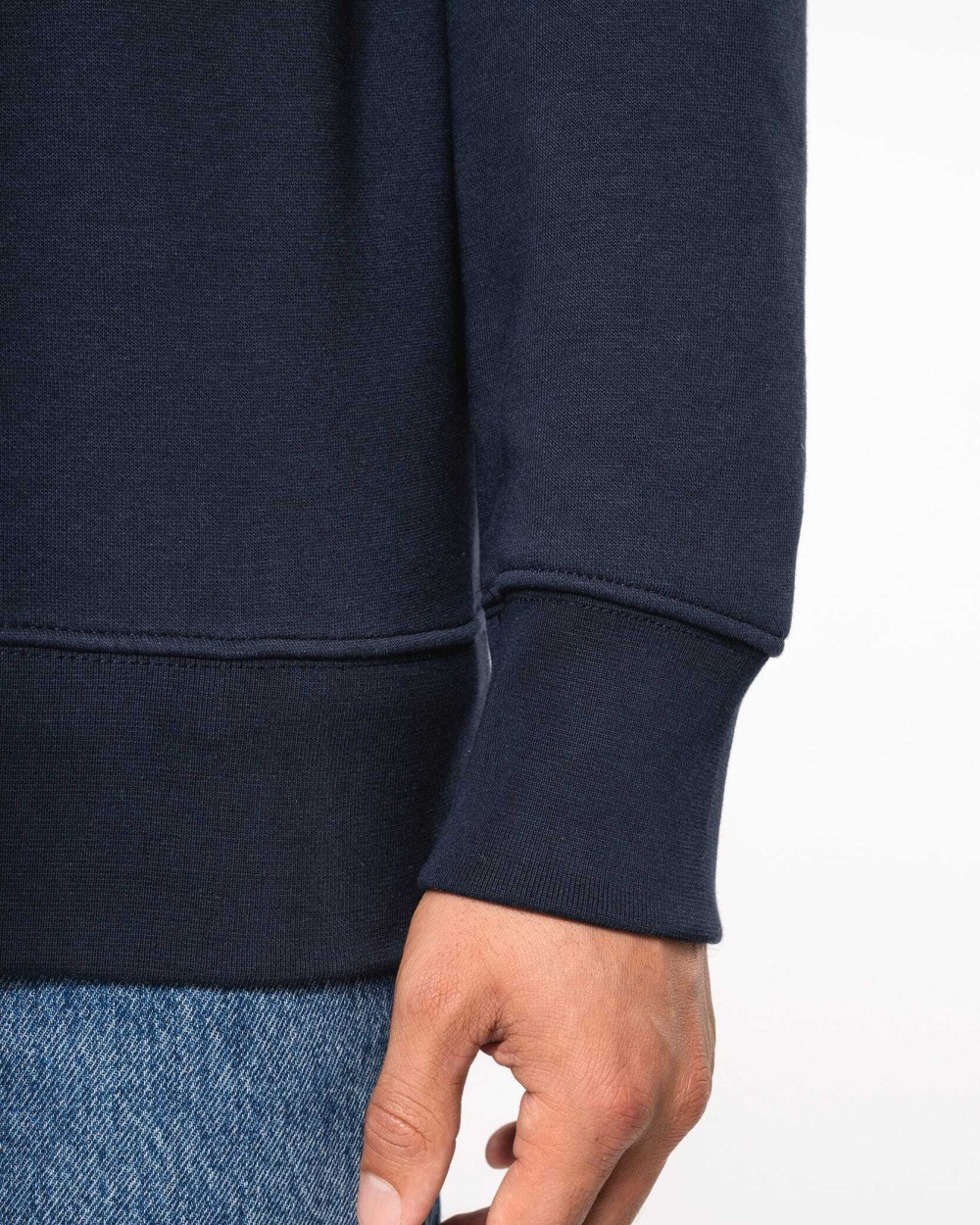 Sweat-shirts personnalisable KARIBAN Sweat-shirt col zippé homme