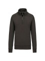 KARIBAN Sweat-shirt col zippé homme /api/colors/3664e9be-231a-44a8-bacd-707b001b474c personnalisable