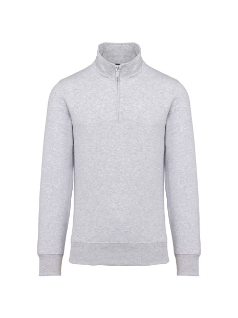 KARIBAN Sweat-shirt col zippé homme /api/colors/4a891c91-7426-40ec-9f86-8674f2899954 personnalisable