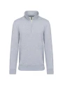 KARIBAN Sweat-shirt col zippé homme /api/colors/a37ac46b-201c-43db-9085-8f3a99c04b1c personnalisable