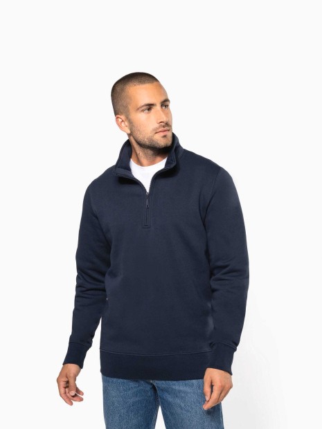 Sweat-shirts à personnaliser KARIBAN Sweat-shirt col zippé homme 