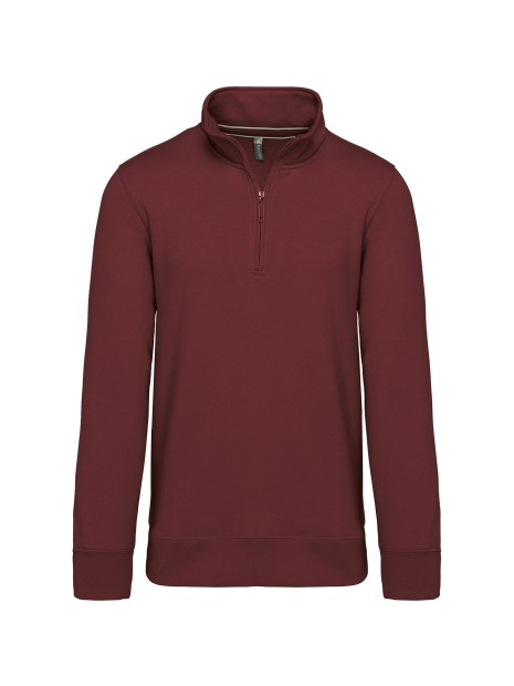 KARIBAN Sweat-shirt col zippé homme /api/colors/3f4410b9-f80f-412a-9aa8-9260cc84003d personnalisable