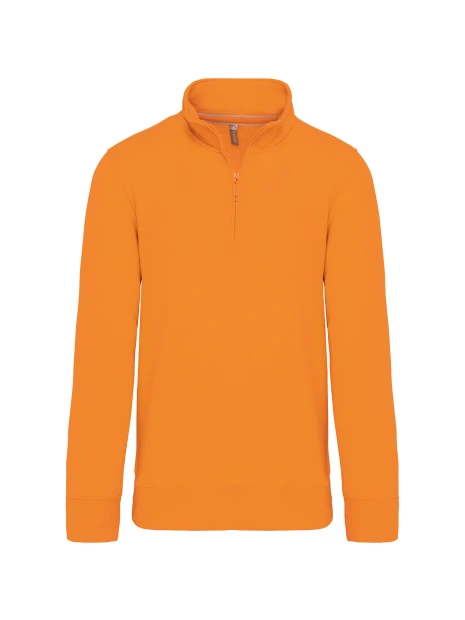 KARIBAN Sweat-shirt col zippé homme /api/colors/d51260d5-b263-4200-988d-ee19f414959e personnalisable