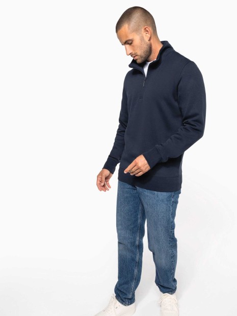 Sweat-shirts à personnaliser KARIBAN Sweat-shirt col zippé homme 