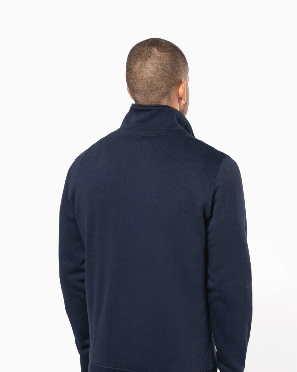 Sweat-shirts personnalisable KARIBAN Sweat-shirt col zippé homme