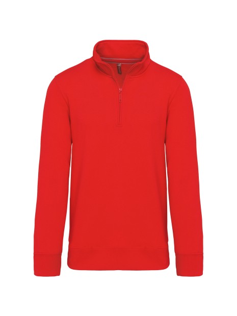 KARIBAN Sweat-shirt col zippé homme /api/colors/c953313a-9c9d-493b-934e-ddcf8fada2ae personnalisable