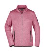 Polar Fleeces JAMES & NICHOLSON Ladies` Knitted Fleece Jacket voor bedrukking &amp; borduring