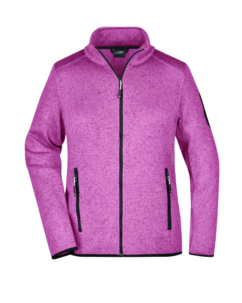 Laines polaires personnalisable JAMES & NICHOLSON Ladies`Knitted Fleece Jacket