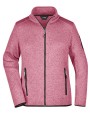 Laines polaires personnalisable JAMES & NICHOLSON Ladies`Knitted Fleece Jacket
