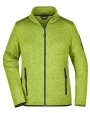 Polar Fleeces JAMES & NICHOLSON Ladies` Knitted Fleece Jacket voor bedrukking &amp; borduring
