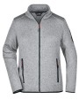Polar Fleeces JAMES & NICHOLSON Ladies` Knitted Fleece Jacket voor bedrukking &amp; borduring