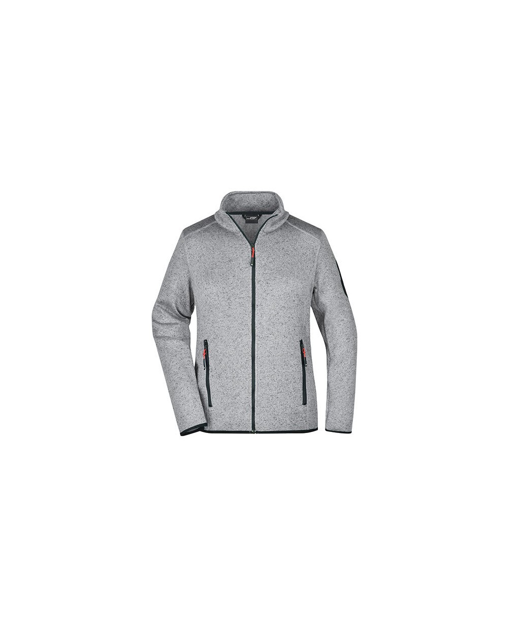Polar Fleeces JAMES & NICHOLSON Ladies` Knitted Fleece Jacket voor bedrukking &amp; borduring