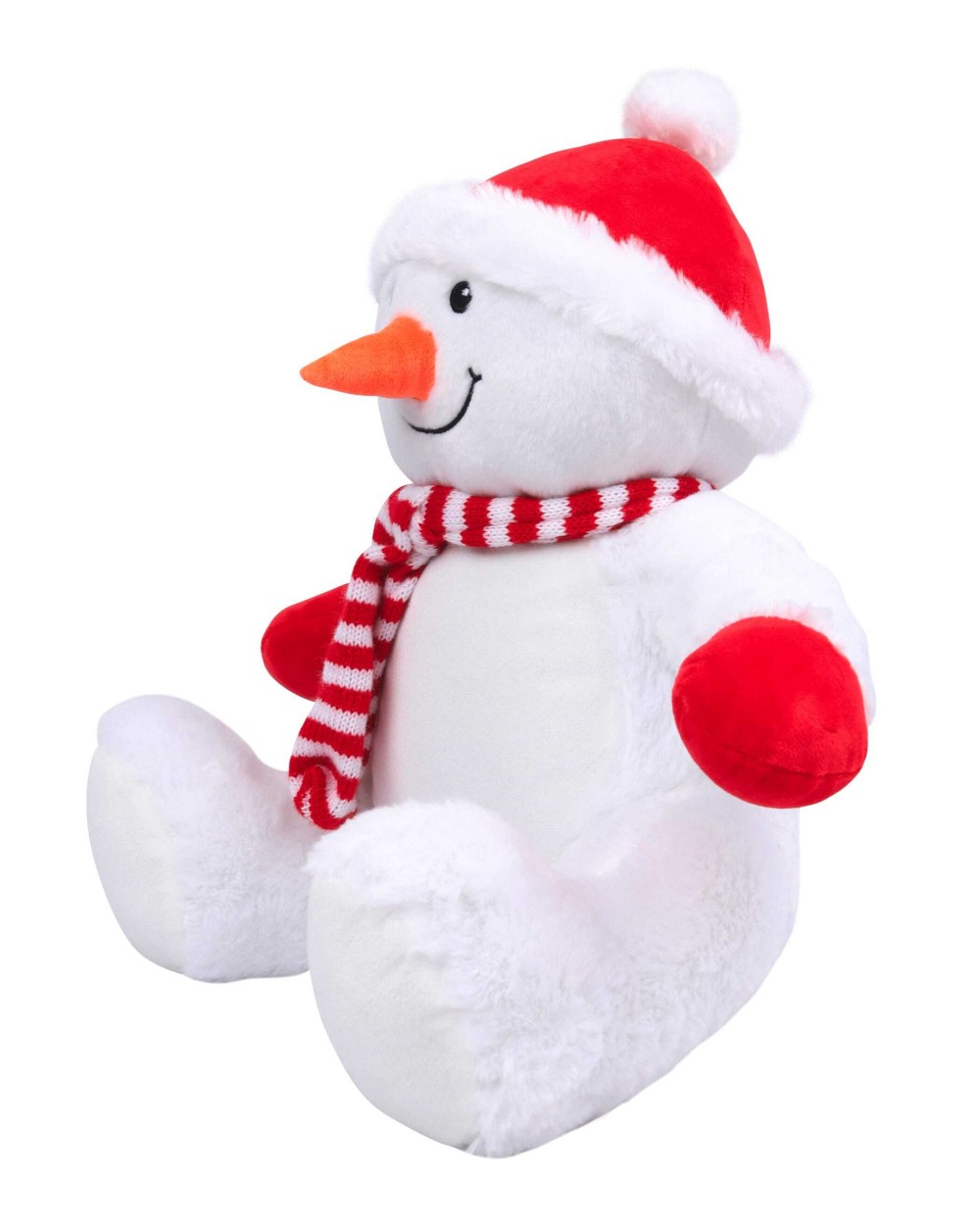 MUMBLES Plüschtier Schneemann mit Reißverschluss Zubehör personalisierbar