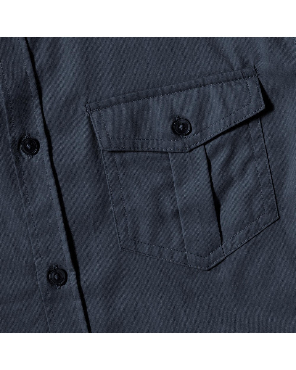 Hemden RUSSELL Roll Sleeve Shirt Long Sleeve voor bedrukking &amp; borduring