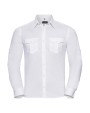 RUSSELL Men's Roll Sleeve Shirt LS  Hemden personalisierbar