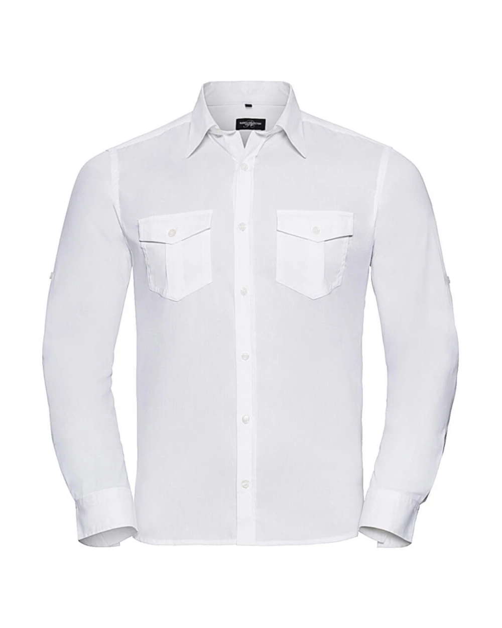 Hemden RUSSELL Roll Sleeve Shirt Long Sleeve voor bedrukking &amp; borduring