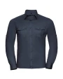 Chemises personnalisable RUSSELL Men’s Roll Sleeve Shirt Long Sleeve