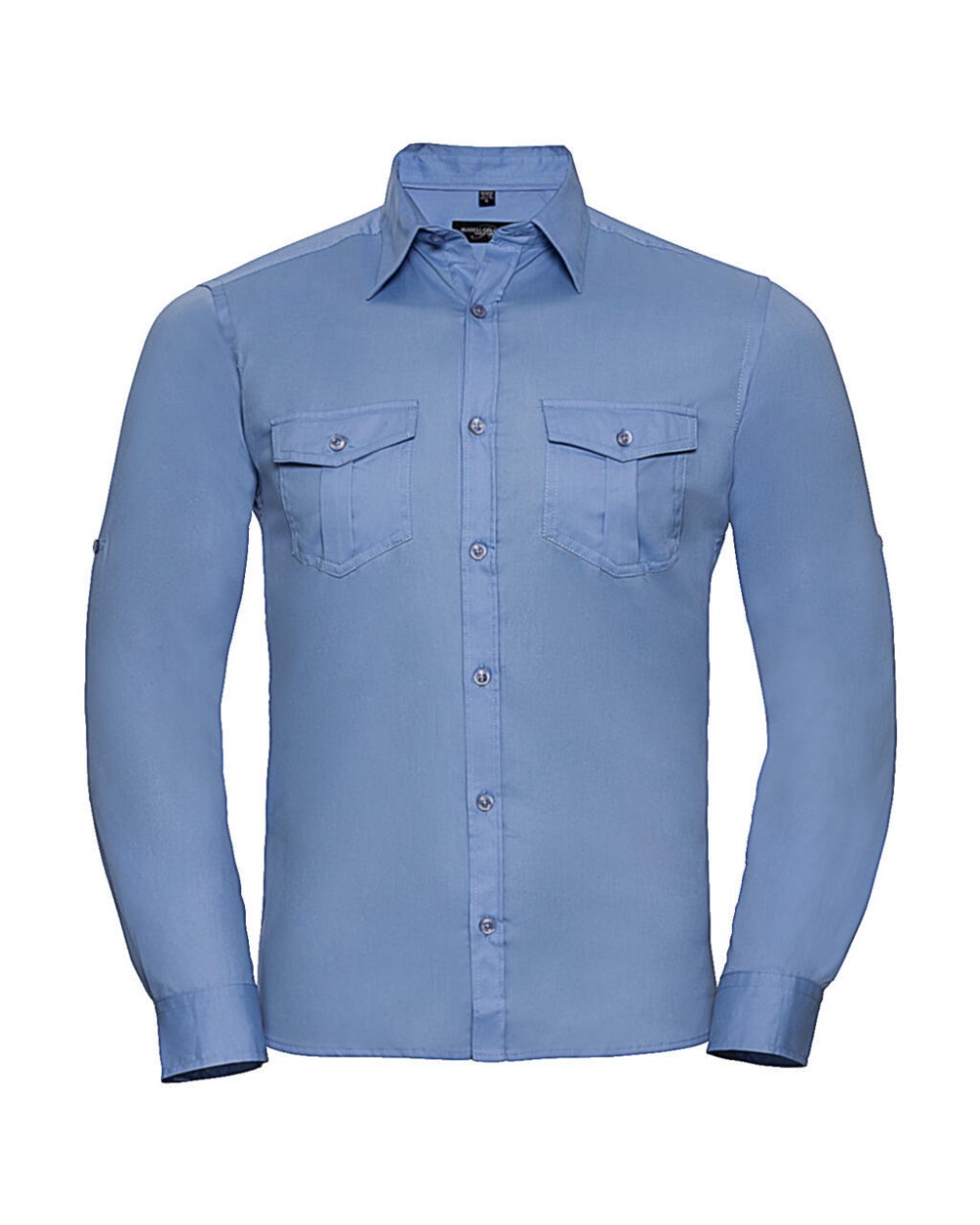 Hemden RUSSELL Roll Sleeve Shirt Long Sleeve voor bedrukking &amp; borduring
