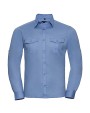 RUSSELL Men's Roll Sleeve Shirt LS  Hemden personalisierbar