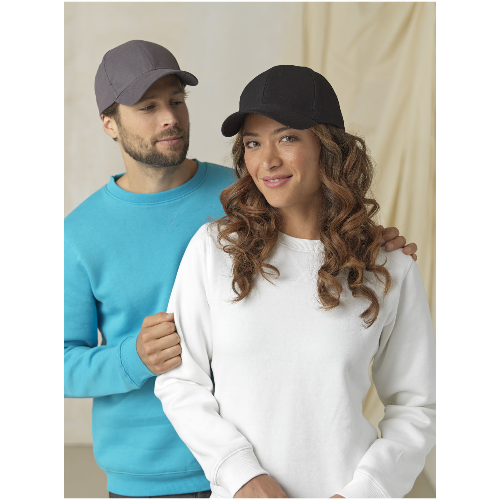 Petjes ELEVATE Trona GRS gerecyclede cap met 6 panelen voor bedrukking &amp; borduring