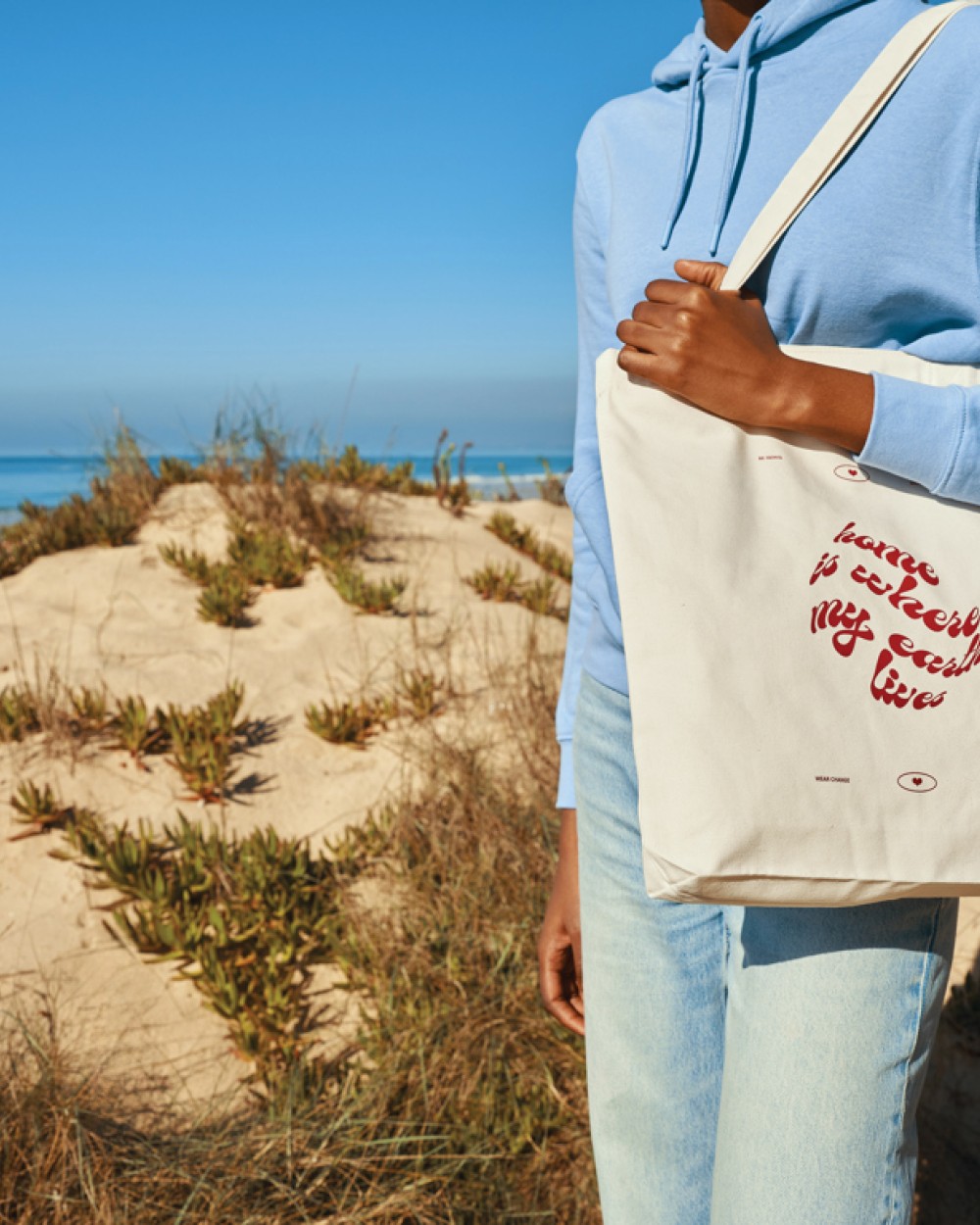 Sacs & Bagagerie personnalisable 4DO Sac tote en toile recyclée et non teintée Impact AWARE™