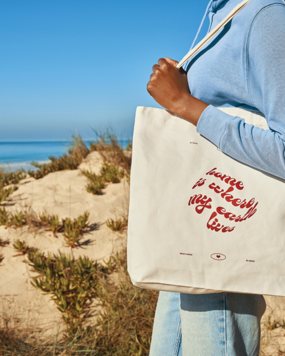 Tassen & Zakken 4DO Impact AWARE™ recycled canvas tas 285gsm ongeverfd voor bedrukking &amp; borduring