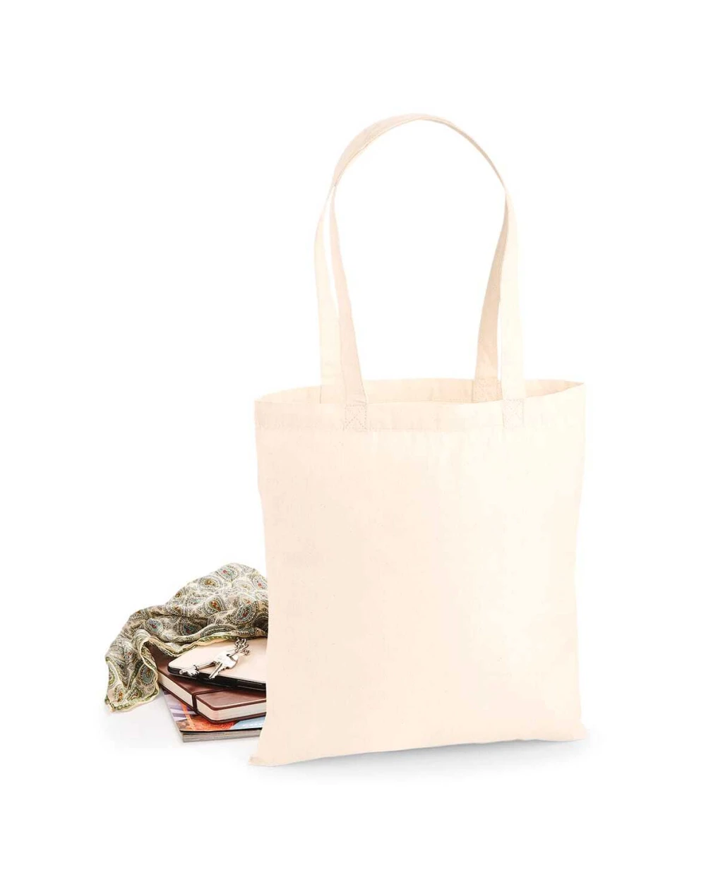 Tote bags WESTFORDMILL Tas van premium katoen voor bedrukking &amp; borduring