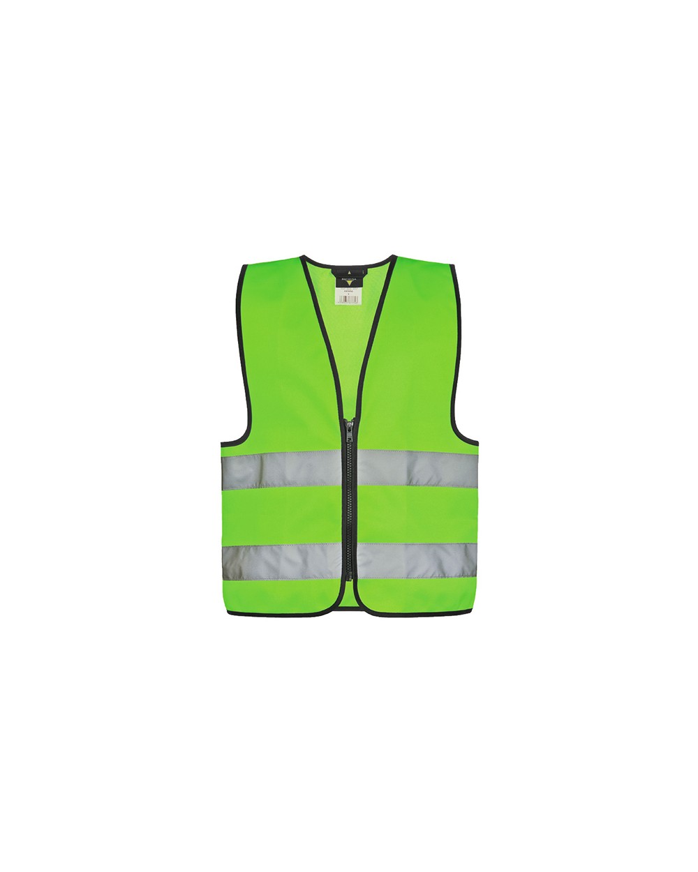 Fluo vestjes KORNTEX SAFETY VEST FOR KIDS WITH ZIPPER voor bedrukking &amp; borduring
