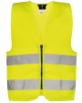 Fluo vestjes KORNTEX SAFETY VEST FOR KIDS WITH ZIPPER voor bedrukking &amp; borduring