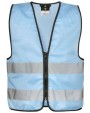 Fluo vestjes KORNTEX SAFETY VEST FOR KIDS WITH ZIPPER voor bedrukking &amp; borduring