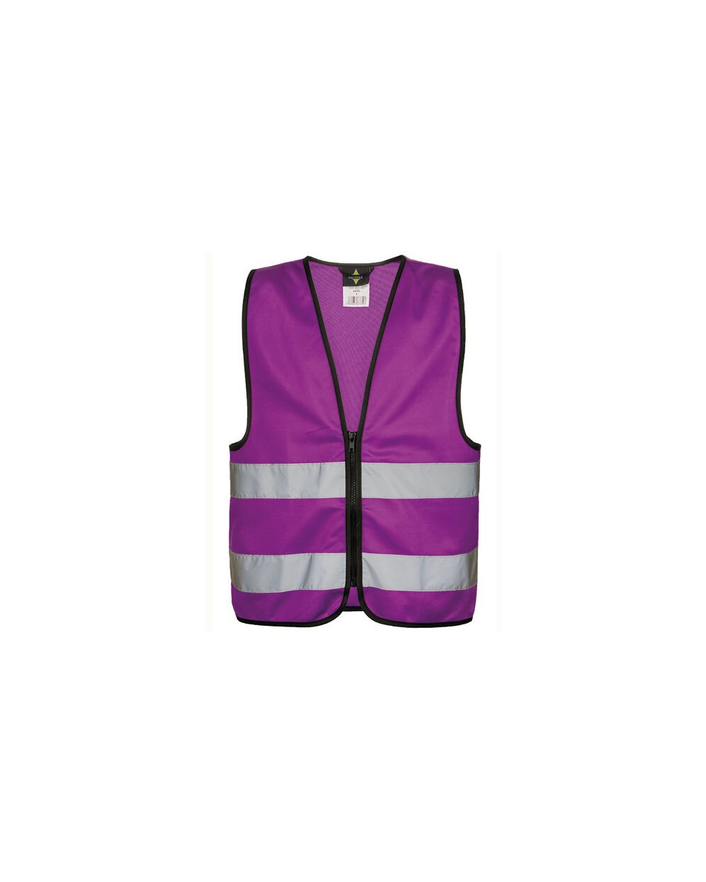 Fluo vestjes KORNTEX SAFETY VEST FOR KIDS WITH ZIPPER voor bedrukking &amp; borduring