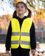 Fluo vestjes KORNTEX SAFETY VEST FOR KIDS WITH ZIPPER voor bedrukking &amp; borduring
