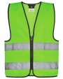 Gilets de sécurité personnalisable KORNTEX SAFETY VEST FOR KIDS WITH ZIPPER