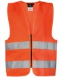 Gilets de sécurité personnalisable KORNTEX SAFETY VEST FOR KIDS WITH ZIPPER