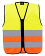 KORNTEX SAFETY VEST FOR KIDS WITH ZIPPER Warnwesten personalisierbar