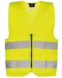 Fluo vestjes KORNTEX SAFETY VEST FOR KIDS WITH ZIPPER voor bedrukking &amp; borduring