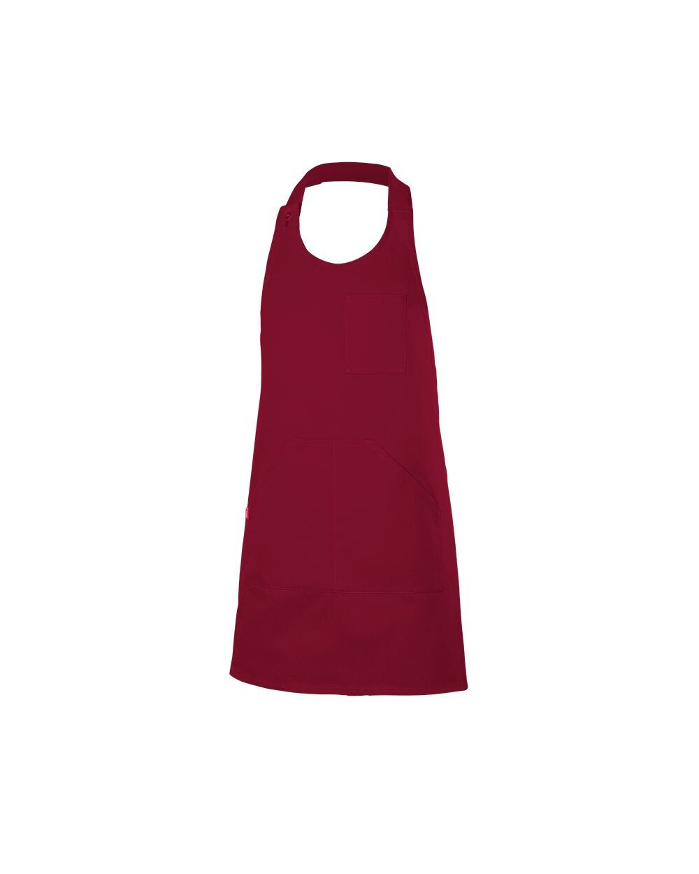 Schorten VELILLA SHORT BUTTONED BIB APRON voor bedrukking &amp; borduring