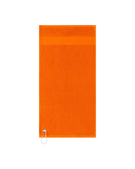L-MERCH Golf Towel With Clip Bad Artikeln personalisierbar