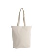 Tote bags KIMOOD Shopper van biologisch katoen voor bedrukking &amp; borduring