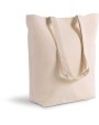 Tote bags KIMOOD Shopper van biologisch katoen voor bedrukking &amp; borduring