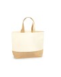 Tote bags personnalisable WESTFORDMILL JUTE BASE CANVAS TOTE XL