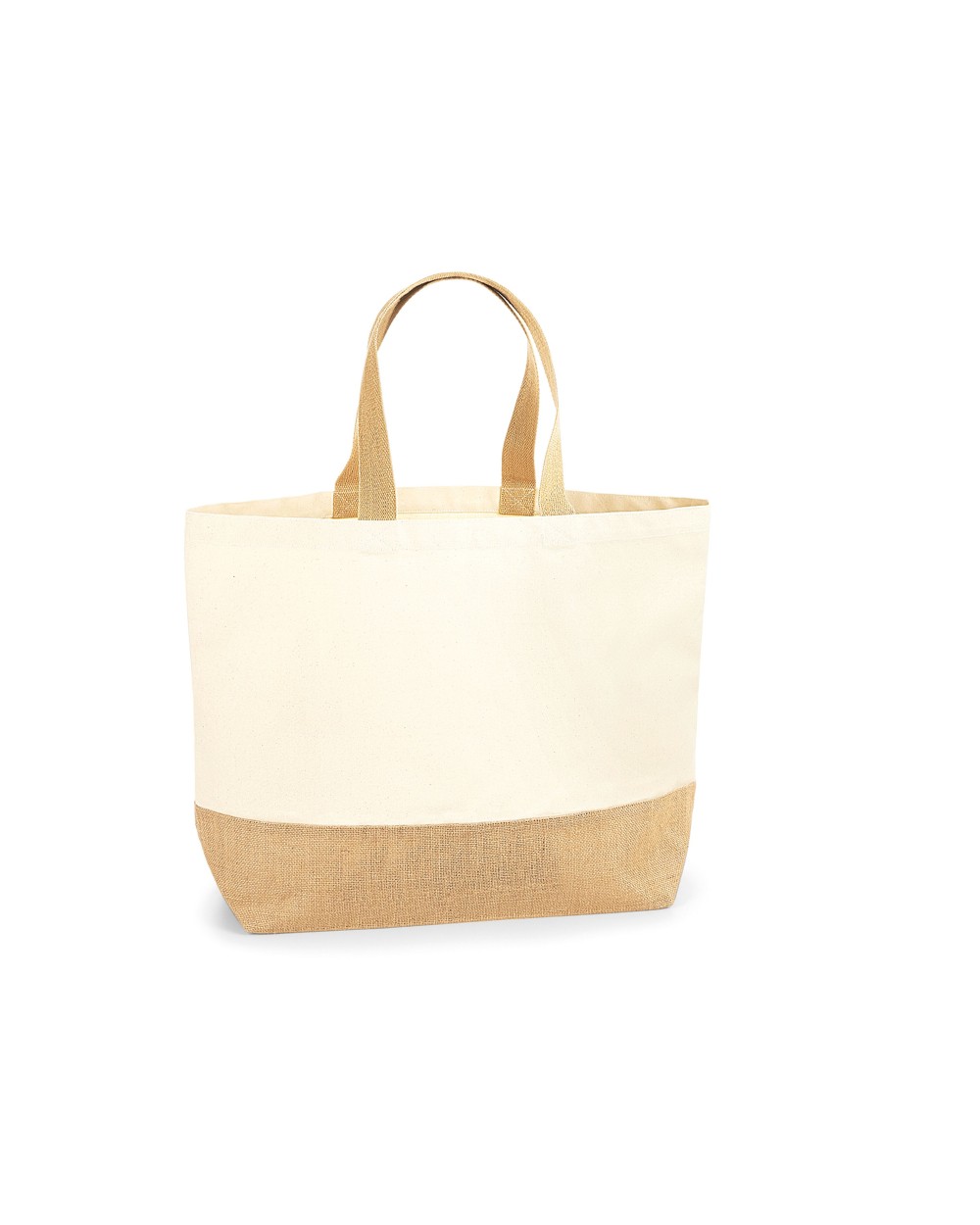 Tote bags WESTFORDMILL JUTE BASE CANVAS TOTE XL voor bedrukking &amp; borduring