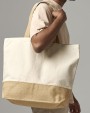 WESTFORDMILL JUTE BASE CANVAS TOTE XL Tote Bags personalisierbar