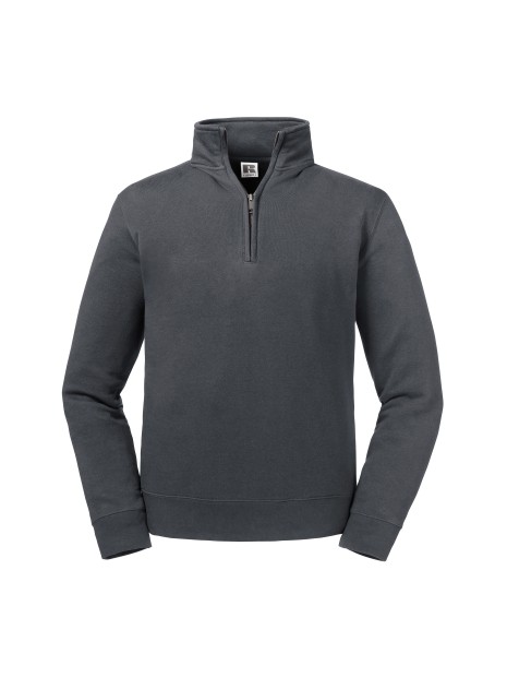 RUSSELL Sweat Col Zippé Authentic /api/colors/2fa123ac-77ac-4f42-beb3-f6a528eded78 personnalisable