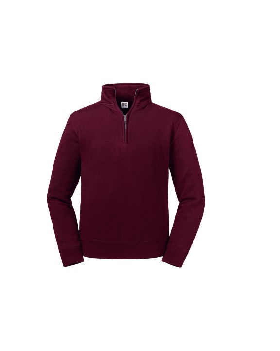 Sweat-shirts personnalisable RUSSELL Sweat Col Zippé Authentic