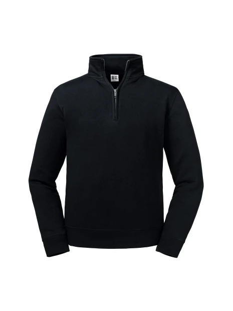 RUSSELL Sweat Col Zippé Authentic /api/colors/b9fdad4a-5e94-45cb-8c03-c08b349b28c3 personnalisable